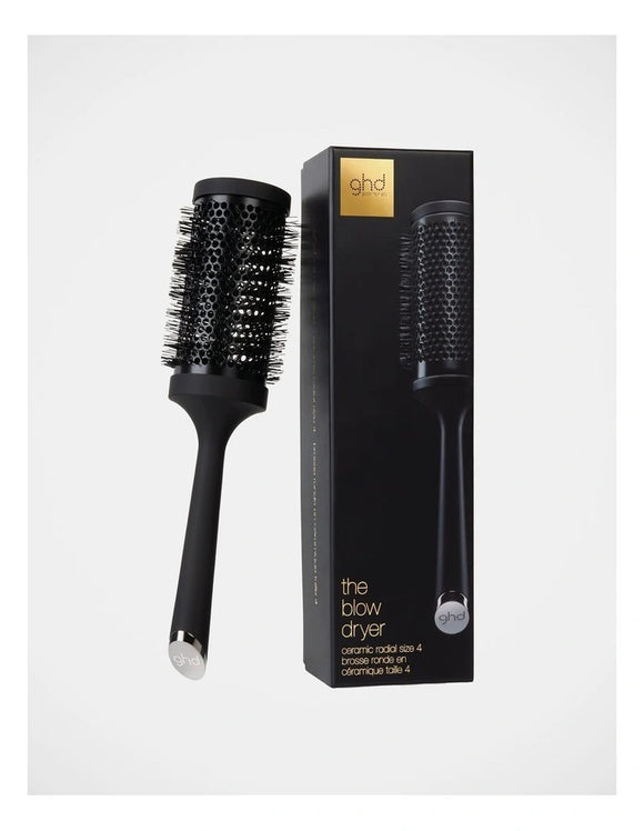 Ceramic Radial Brush (size 4) The Blow Dryer Round Hair Brush in Black